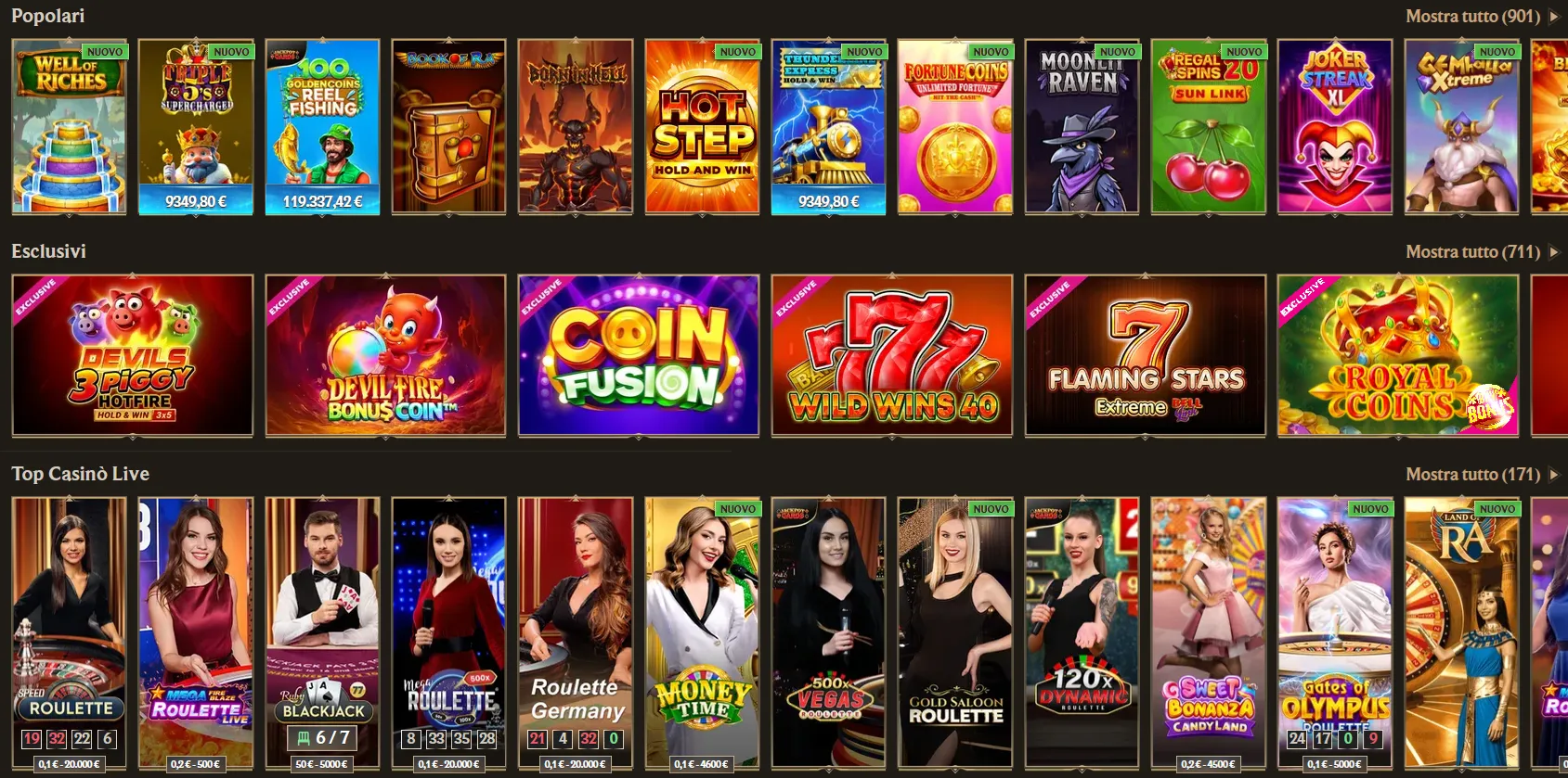 Realz Casino Recensioni